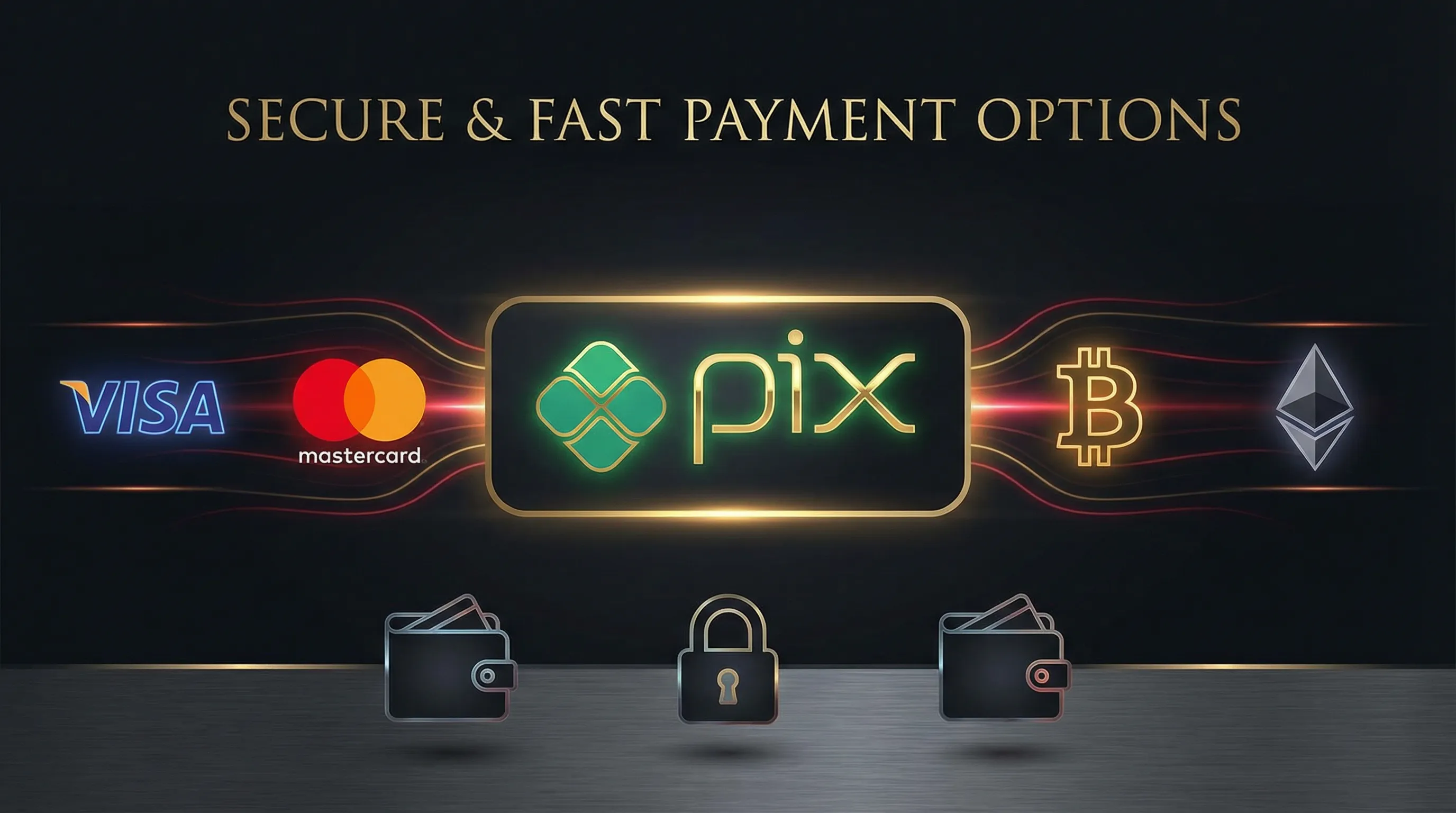 Métodos de Pagamento ganheibet - PIX, Cartões, Cripto